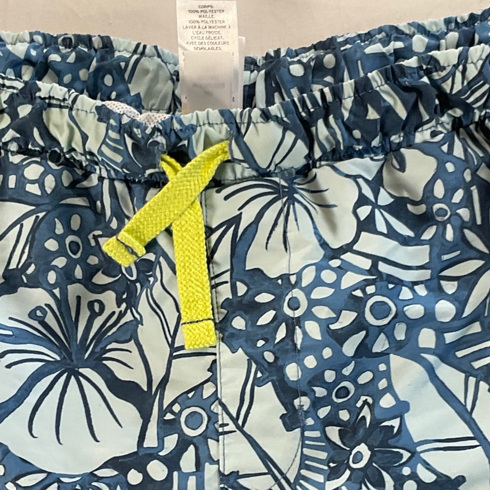 Nordstrom Rack Blue Palm Swim Trunks Size XL (14-16) - Picture 3 of 7